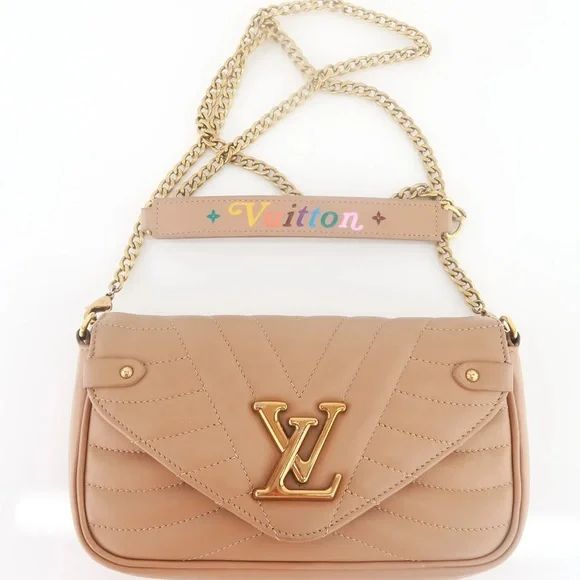 Like New! Authenticated LOUIS VUITTON NEW WAVE Chain Pochette PM - Picture 2 of 16